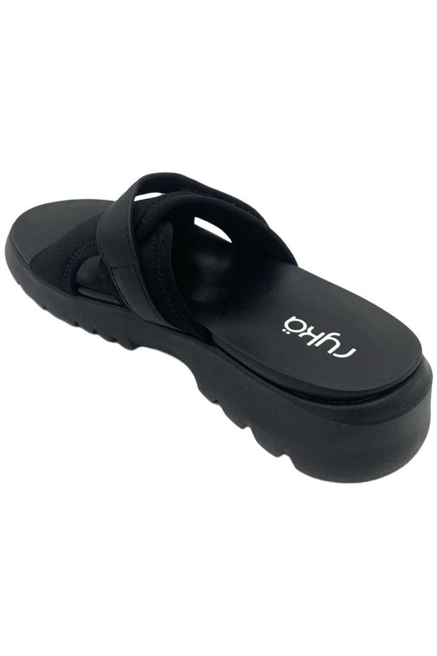 Ryka Women's Adjustable Sport Slide Sandals Black - Medium - Picture 3 of 3